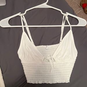 White garage tank top